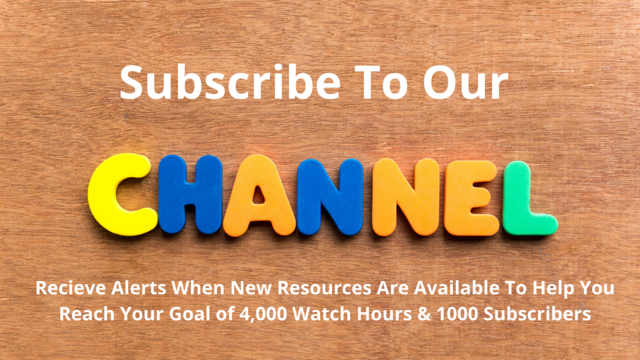 Subscribe to our channel