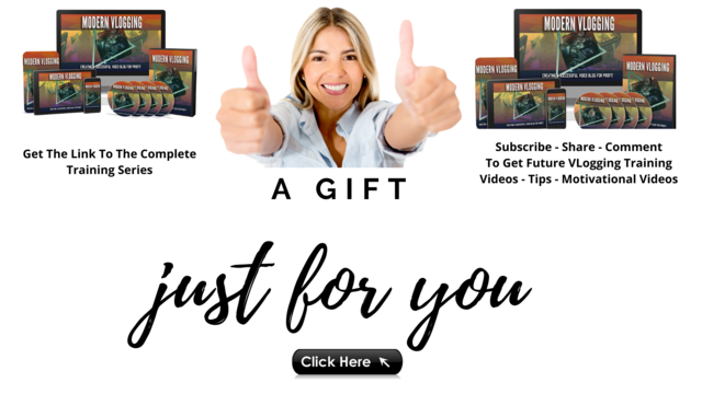 Limited Time Offer - Get The Link to The Complete Vlogging training series